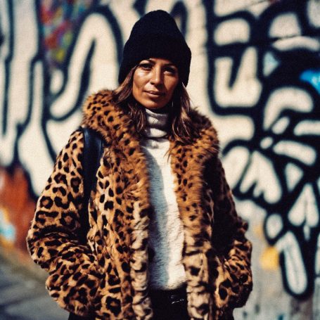 Second Hand bei Second Chance, Leoparden Print Jacke, Beanie Mütze, Graffiti, Streetart