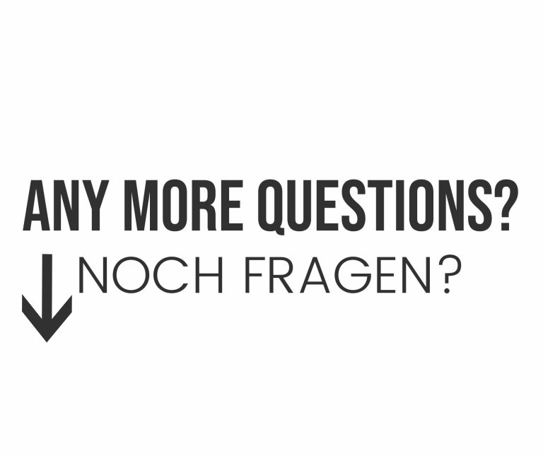 any more questions? noch fragen? Grafik, Pfeil, fragen, antworten, Kontakt, second hand, just a second chance, online shop